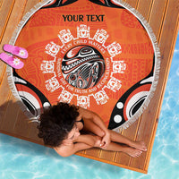 Awareness for Indigenous Orange Day Beach Blanket Kindness and Equality - Wonder Print Shop