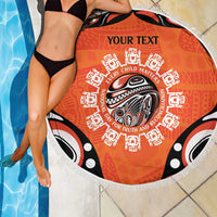 Awareness for Indigenous Orange Day Beach Blanket Kindness and Equality - Wonder Print Shop