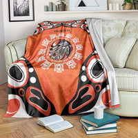 Awareness for Indigenous Orange Day Blanket Kindness and Equality - Wonder Print Shop