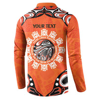 Awareness for Indigenous Orange Day Button Sweatshirt Kindness and Equality - Wonder Print Shop