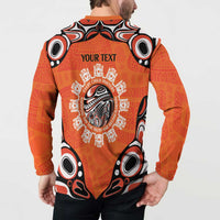 Awareness for Indigenous Orange Day Button Sweatshirt Kindness and Equality - Wonder Print Shop