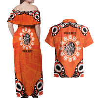Awareness for Indigenous Orange Day Couples Matching Off Shoulder Maxi Dress and Hawaiian Shirt Kindness and Equality - Wonder Print Shop
