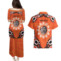 Awareness for Indigenous Orange Day Couples Matching Puletasi and Hawaiian Shirt Kindness and Equality - Wonder Print Shop