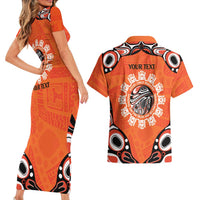 Awareness for Indigenous Orange Day Couples Matching Short Sleeve Bodycon Dress and Hawaiian Shirt Kindness and Equality - Wonder Print Shop