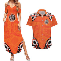 Awareness for Indigenous Orange Day Couples Matching Summer Maxi Dress and Hawaiian Shirt Kindness and Equality - Wonder Print Shop
