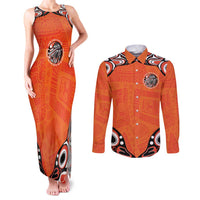 Awareness for Indigenous Orange Day Couples Matching Tank Maxi Dress and Long Sleeve Button Shirt Kindness and Equality - Wonder Print Shop