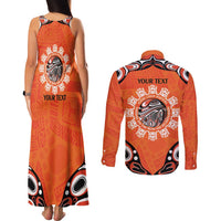 Awareness for Indigenous Orange Day Couples Matching Tank Maxi Dress and Long Sleeve Button Shirt Kindness and Equality - Wonder Print Shop