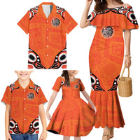 Awareness for Indigenous Orange Day Family Matching Mermaid Dress and Hawaiian Shirt Kindness and Equality - Wonder Print Shop