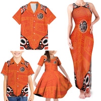 Awareness for Indigenous Orange Day Family Matching Tank Maxi Dress and Hawaiian Shirt Kindness and Equality - Wonder Print Shop