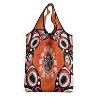 Awareness for Indigenous Orange Day Grocery Bag Kindness and Equality - Wonder Print Shop