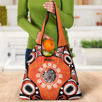 Awareness for Indigenous Orange Day Grocery Bag Kindness and Equality - Wonder Print Shop