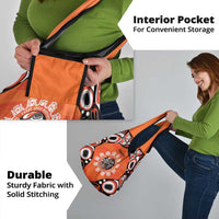 Awareness for Indigenous Orange Day Grocery Bag Kindness and Equality - Wonder Print Shop