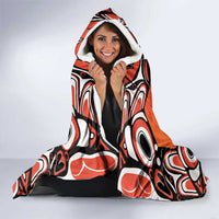 Awareness for Indigenous Orange Day Hooded Blanket Kindness and Equality - Wonder Print Shop