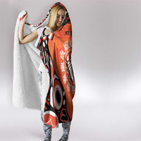 Awareness for Indigenous Orange Day Hooded Blanket Kindness and Equality - Wonder Print Shop