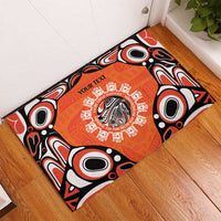 Awareness for Indigenous Orange Day Rubber Doormat Kindness and Equality - Wonder Print Shop