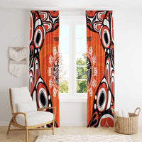 Awareness for Indigenous Orange Day Window Curtain Kindness and Equality - Wonder Print Shop