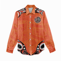 Awareness for Indigenous Orange Day Women Casual Shirt Kindness and Equality - Wonder Print Shop