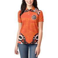 Awareness for Indigenous Orange Day Women Polo Shirt Kindness and Equality - Wonder Print Shop