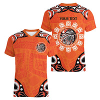 Awareness for Indigenous Orange Day Women V-Neck T-Shirt Kindness and Equality - Wonder Print Shop