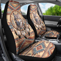 Indigenous Peoples Day Car Seat Cover Native American Dream Catcher Wolf Tribal-inspired - Wonder Print Shop