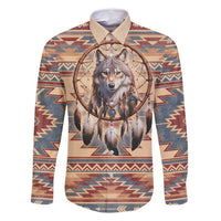 Indigenous Peoples Day Family Matching Summer Maxi Dress and Hawaiian Shirt Native American Dream Catcher Wolf Tribal-inspired - Wonder Print Shop