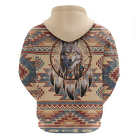 Indigenous Peoples Day Hoodie Native American Dream Catcher Wolf Tribal-inspired - Wonder Print Shop