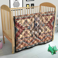 Indigenous Peoples Day Quilt Native American Dream Catcher Wolf Tribal-inspired - Wonder Print Shop
