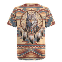 Indigenous Peoples Day Rugby Jersey Native American Dream Catcher Wolf Tribal-inspired - Wonder Print Shop