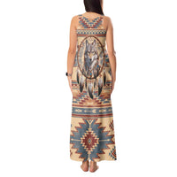 Indigenous Peoples Day Tank Maxi Dress Native American Dream Catcher Wolf Tribal-inspired - Wonder Print Shop