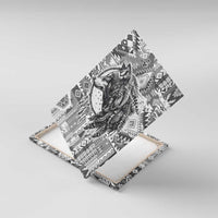 Indigenous Peoples Day Canvas Wall Art Native American Wolf with Dreamcatcher - Wonder Print Shop