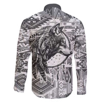 Indigenous Peoples Day Family Matching Puletasi and Hawaiian Shirt Native American Wolf with Dreamcatcher - Wonder Print Shop