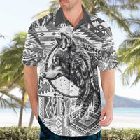 Indigenous Peoples Day Hawaiian Shirt Native American Wolf with Dreamcatcher - Wonder Print Shop