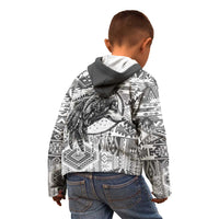 Indigenous Peoples Day Kid Hoodie Native American Wolf with Dreamcatcher - Wonder Print Shop