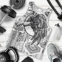 Indigenous Peoples Day Men Tank Top Native American Wolf with Dreamcatcher - Wonder Print Shop