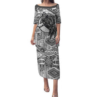 Indigenous Peoples Day Puletasi Native American Wolf with Dreamcatcher - Wonder Print Shop