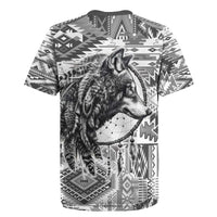 Indigenous Peoples Day Rugby Jersey Native American Wolf with Dreamcatcher - Wonder Print Shop