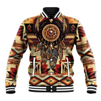 Make America Native Again Baseball Jacket Indigenous Peoples Day - Wonder Print Shop