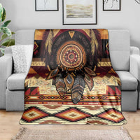 Make America Native Again Blanket Indigenous Peoples Day - Wonder Print Shop