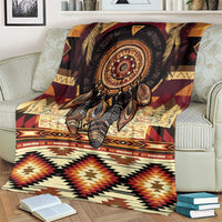 Make America Native Again Blanket Indigenous Peoples Day - Wonder Print Shop