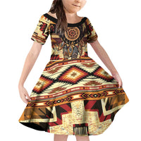 Make America Native Again Family Matching Off Shoulder Short Dress and Hawaiian Shirt Indigenous Peoples Day - Wonder Print Shop