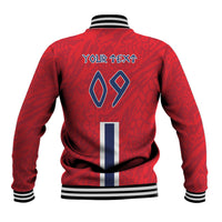 Custom Norway Viking Row - Alt for Norge Baseball Jacket Norge Football Supporter Flag Edition