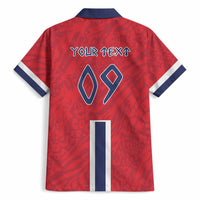 Custom Norway Viking Row - Alt for Norge Hawaiian Shirt Norge Football Supporter Flag Edition