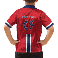 Custom Norway Viking Row - Alt for Norge Hawaiian Shirt Norge Football Supporter Flag Edition