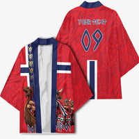 Custom Norway Viking Row - Alt for Norge Kimono Norge Football Supporter Flag Edition