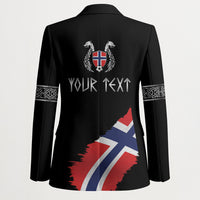 Victory or Valhalla Norway Football Personalized Blazer Norge Football Supporter