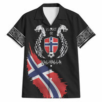 Victory or Valhalla Norway Football Personalized Hawaiian Shirt Norge Football Supporter