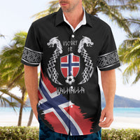 Victory or Valhalla Norway Football Personalized Hawaiian Shirt Norge Football Supporter
