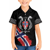 Victory or Valhalla Norway Football Personalized Hawaiian Shirt Norge Football Supporter