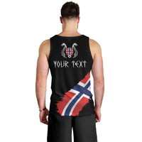 Victory or Valhalla Norway Football Personalized Men Tank Top Norge Football Supporter