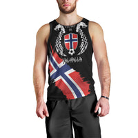Victory or Valhalla Norway Football Personalized Men Tank Top Norge Football Supporter
